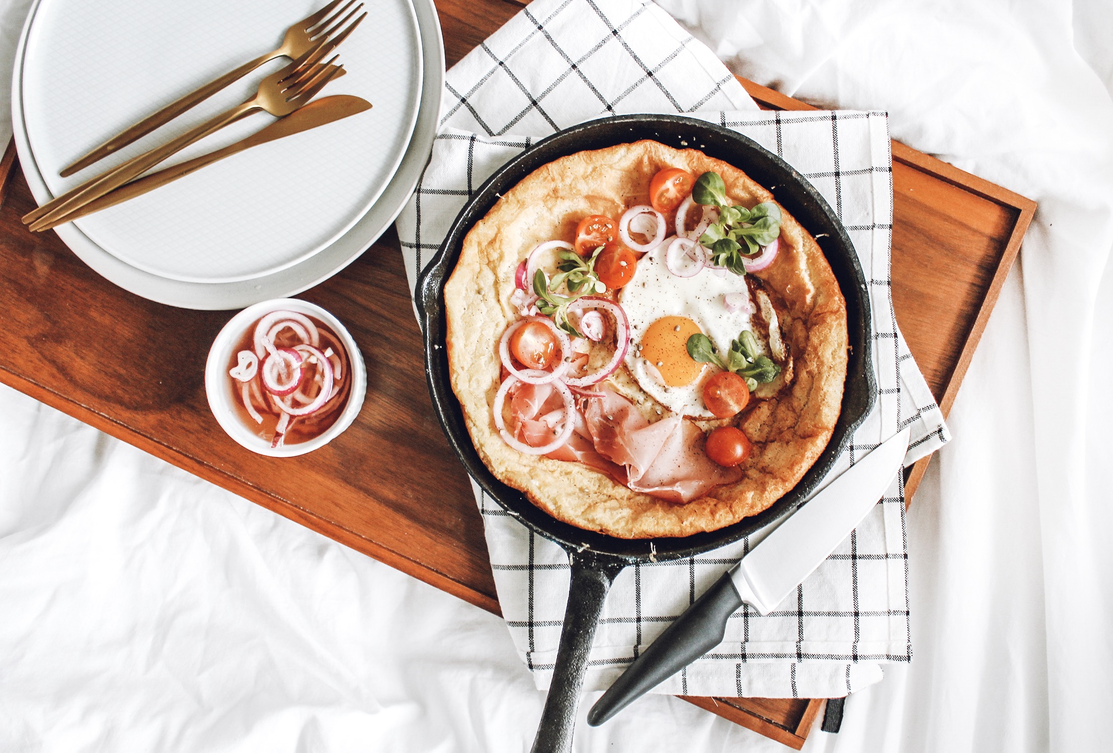 Dutch Baby arba keptas olandiškas blynas