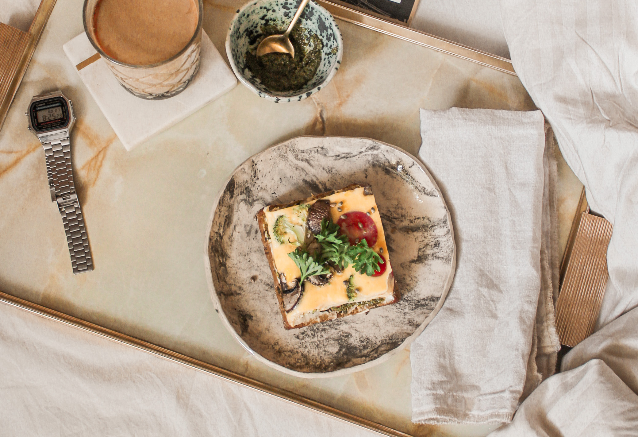 Orkaitėje keptas omletas