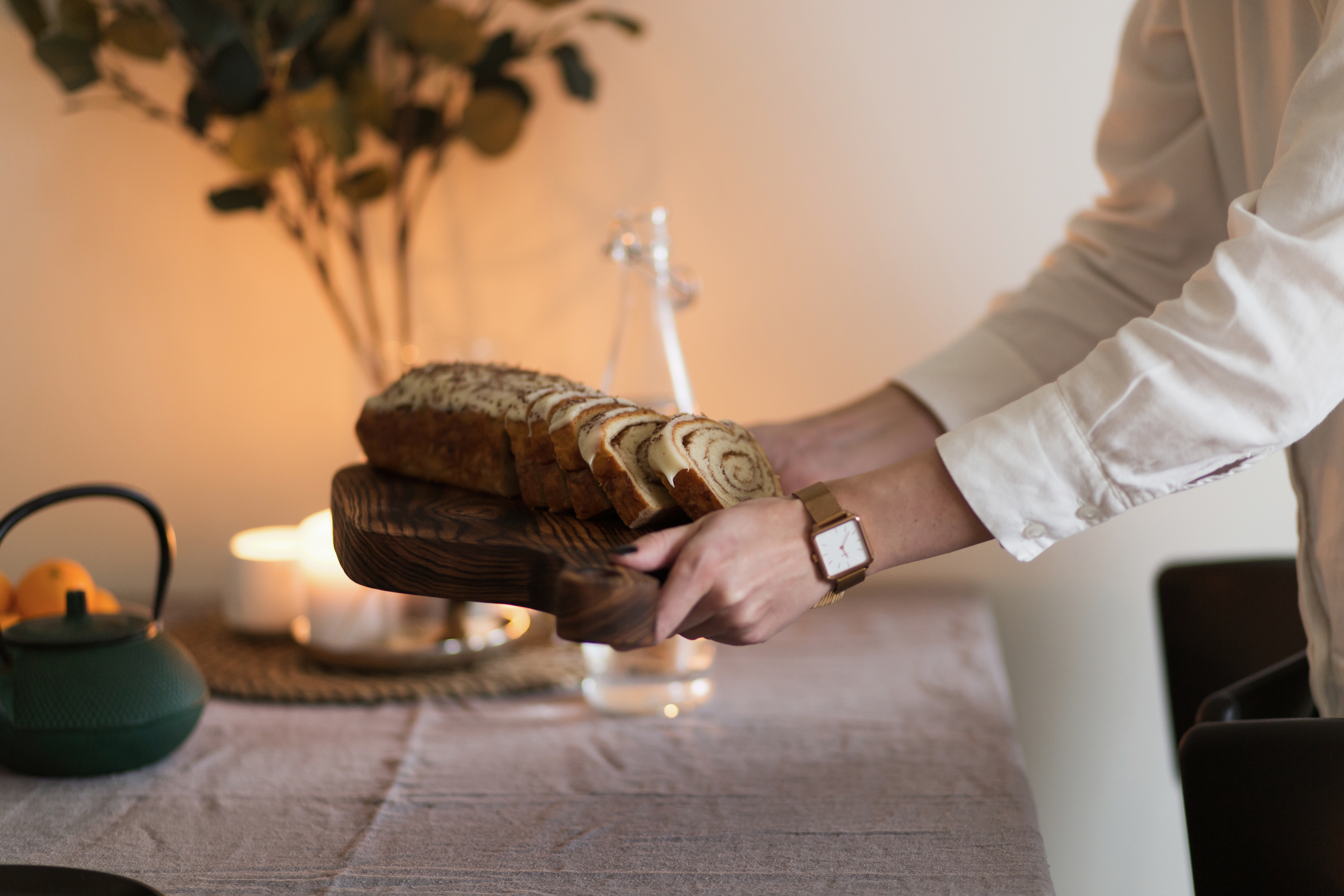 Kalėdinis babos pyragas su cinamonu