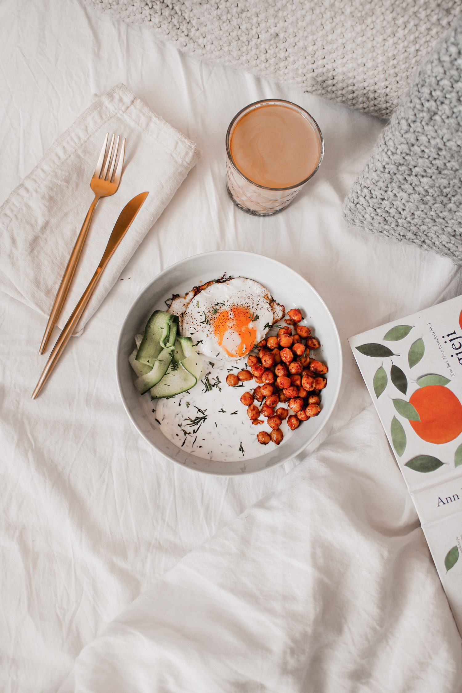 Jogurto dubenėlis su avinžirniais